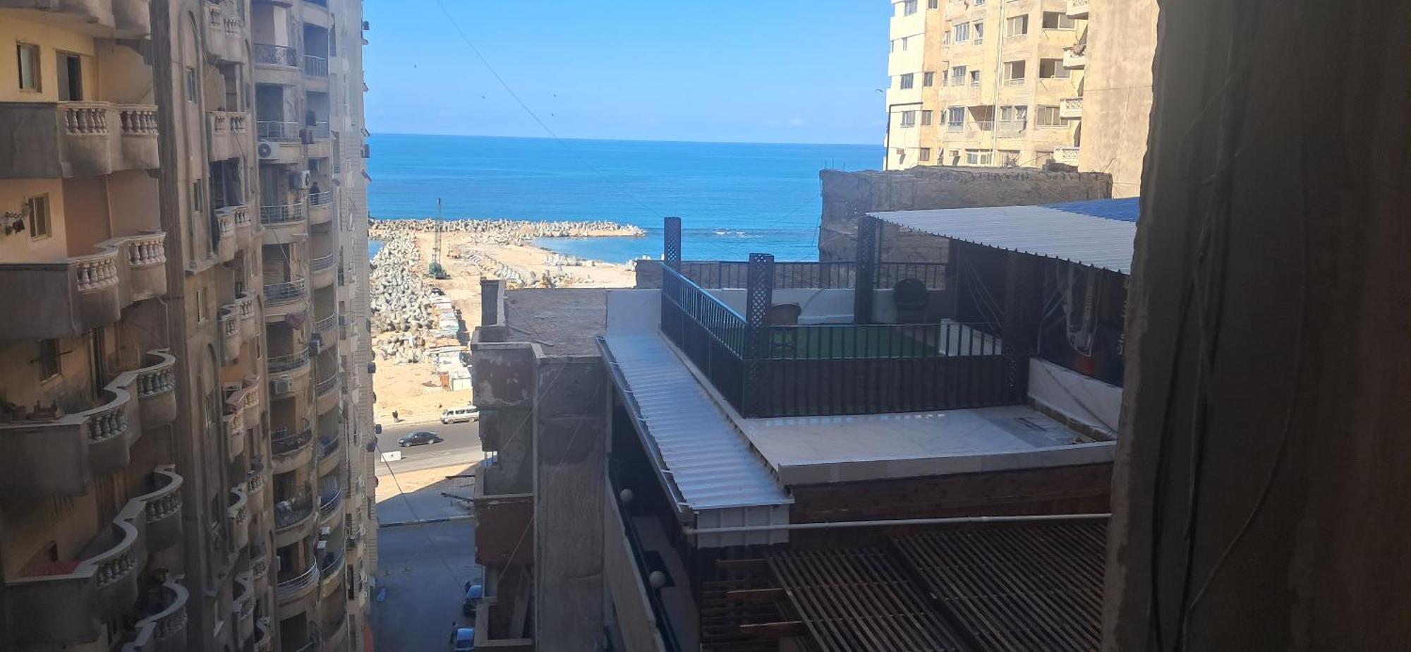 شقة الاحلام علي البحر مباشرتا Alexandria Exterior photo